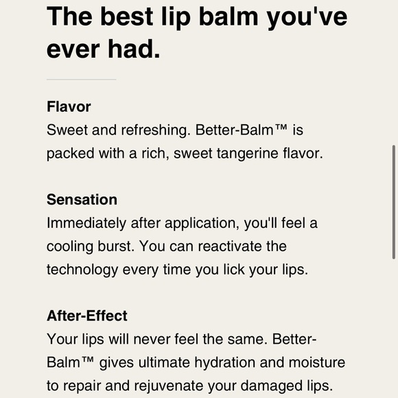 New Better balm tangerine moisturizing lip balm (4 included) - Picture 10 of 11